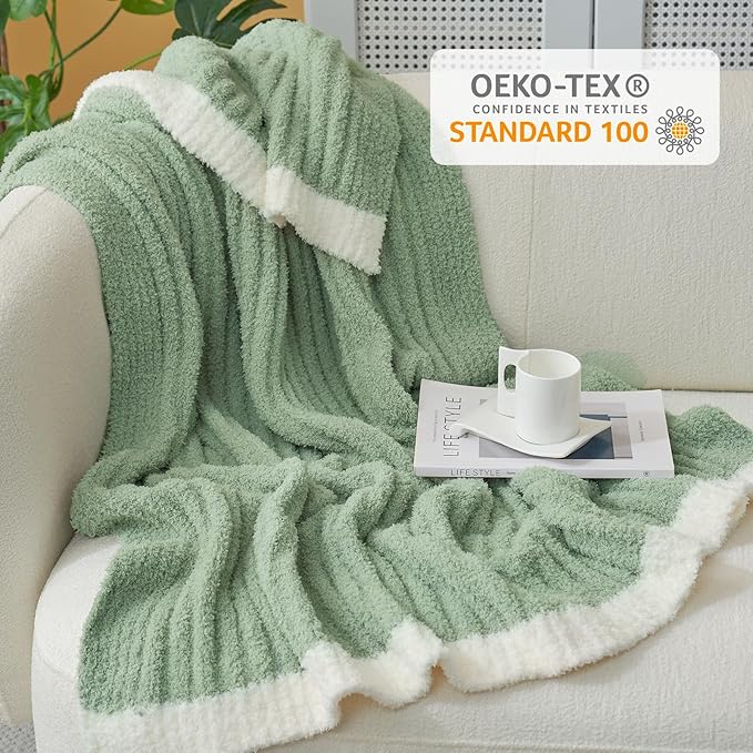 Snuggle Sac Fluffy Ribbed Throw Blanket - Image 4