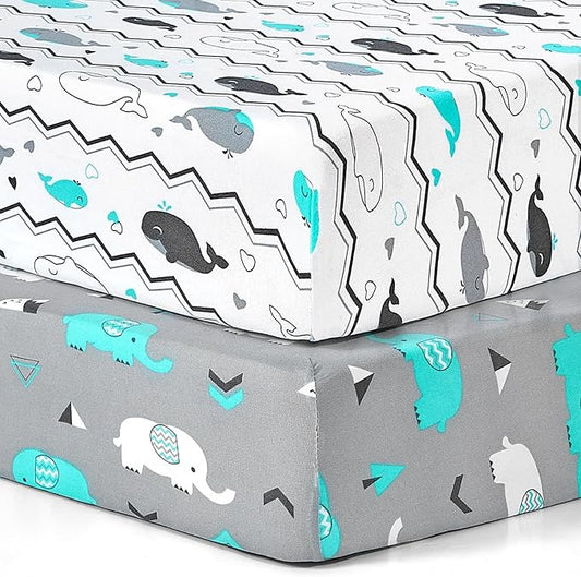 BROLEX Baby Fitted Crib Sheets: Kid Crib Sheets by BROLEX