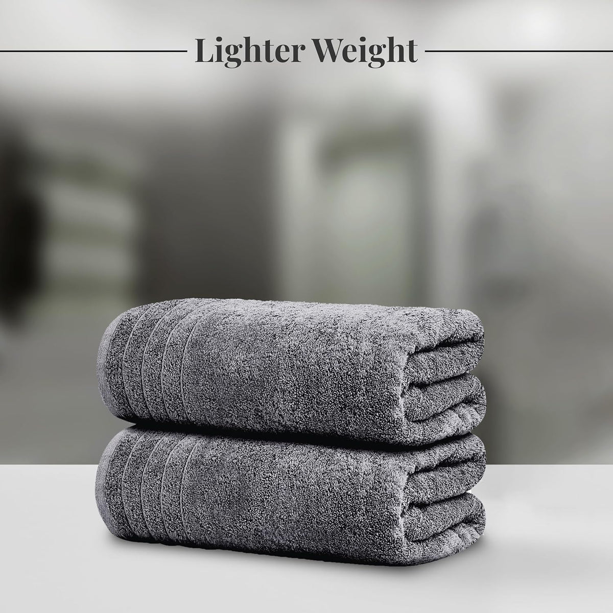 tens towels 8 piece towel set, 2 xl, side view