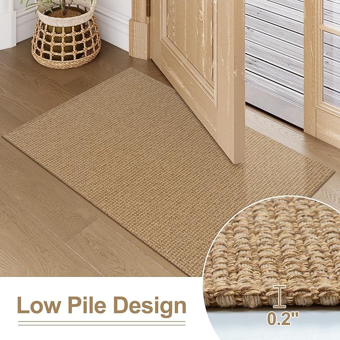 Uphome Long Hallway Runner Rug, 2x8 Washable Boho Kitchen Rug Runner, Non Slip - Image 4