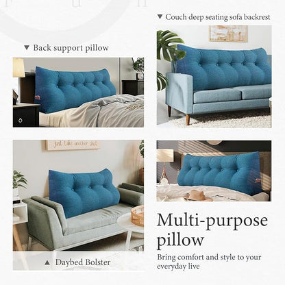 10 lbs Thickened Headboard Pillow Wedge Pillow Headboard Reading Pillow Bed - Image 6