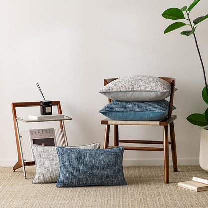a moment Grey Reversible Pillow Covers 2 Pack - Image 2