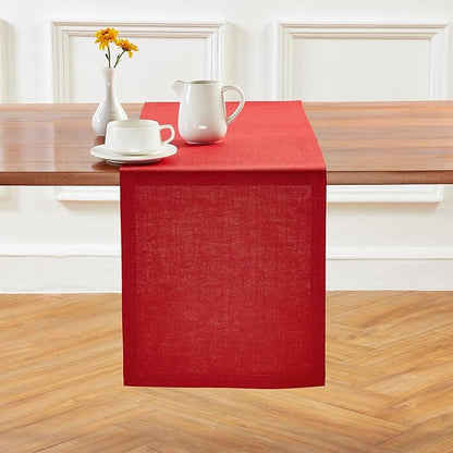 Solino Home Linen Table Runner 72 Inches Long - Image 2