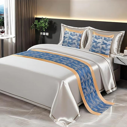 Bed Runner for Guest Room，Luxury Bed Runner，Wedding Bed Runner，Embroidered Bed by Unknown