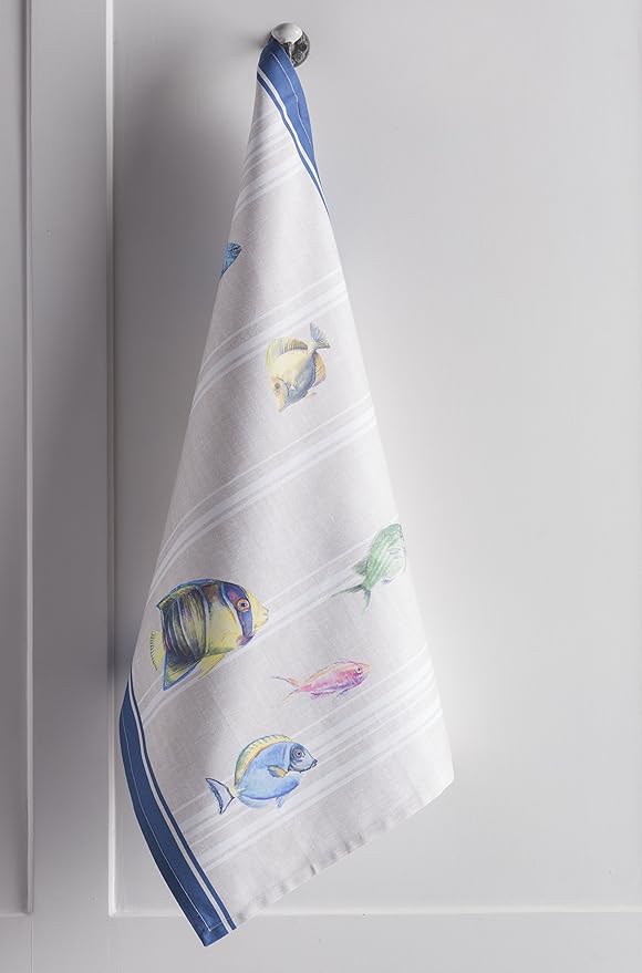 Maison d' Hermine Kitchen Towels Set of 3 100% Cotton 27.50" x 20" Reusable - Image 8