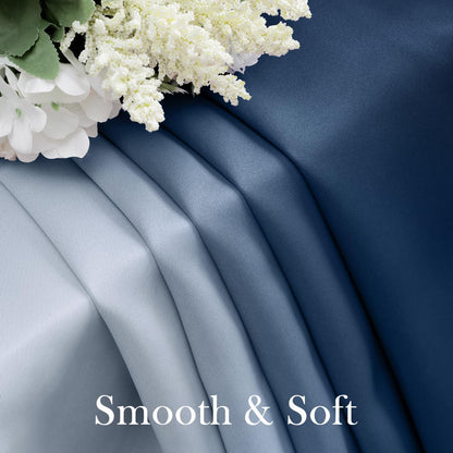 homeideas navy blue ombre blackout curtains 52w x shown in use