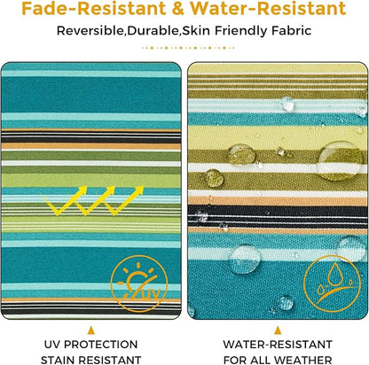 Outdoor Lumbar Pillows Water Resistant 12x20 inch, Decorative Throw Pillow Set - Image 6