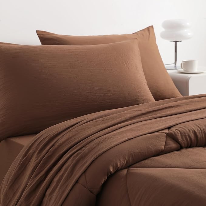 NTBAY Twin Comforter Set with Sheets, 5 Pieces Soft and Breathable Twin Bedding - Image 7