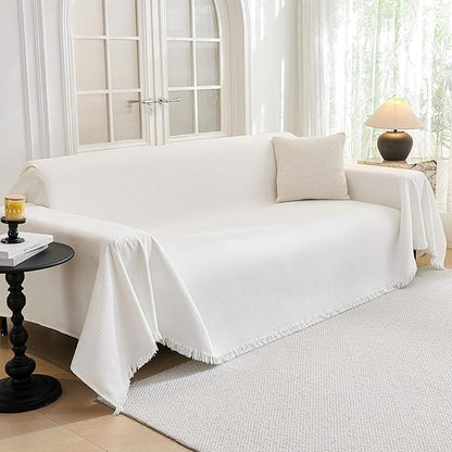 MYSKY HOME Sofa Covers for 2 Cushion Couch L Shaped Couch Cover Washable Couch by MYSKYHOME