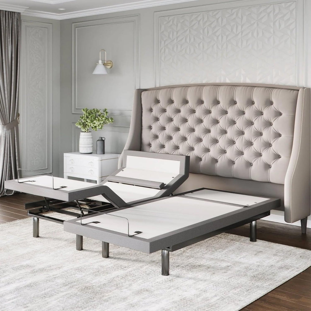 Sven & Son Platinum Adjustable Bed Base Frame Only, Head and Foot Lift, L...