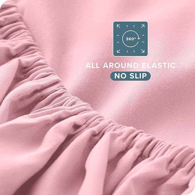 Bare Home Split Head Flex King Sheet Set - Image 7