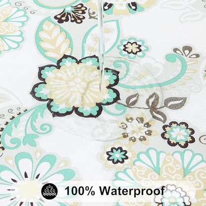 Smiry Rectangle Picnic Tablecloth, Waterproof Elastic Fitted Table Covers - Image 3