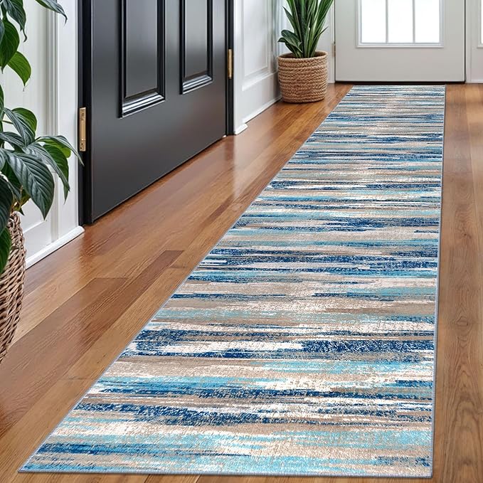 Modern Abstract Runner Rug 2x10 by lansny