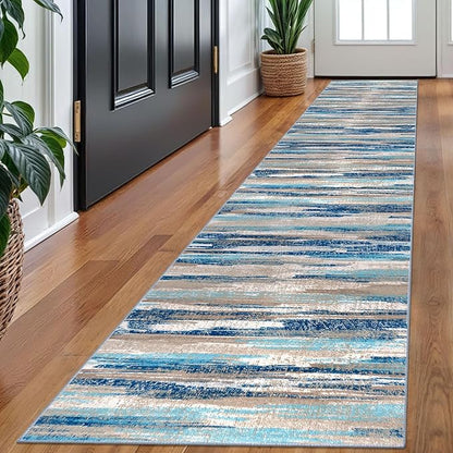 Modern Abstract Runner Rug 2x10 by lansny