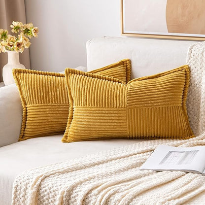 MIULEE Decorative Lumbar Throw Pillow Covers by MIULEE