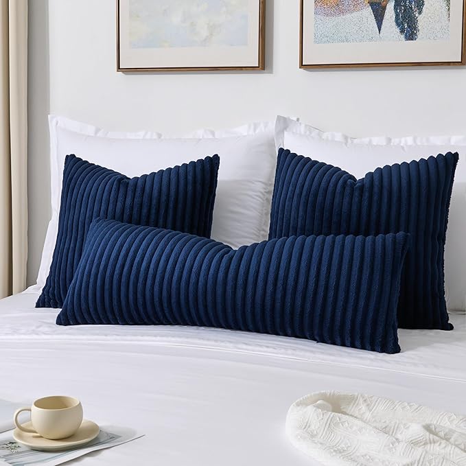 Kevin Textile Soft Plush 12x24 Inch Lumbar Pillow Cover 1 Pack, Luxury Fluffy - Image 6