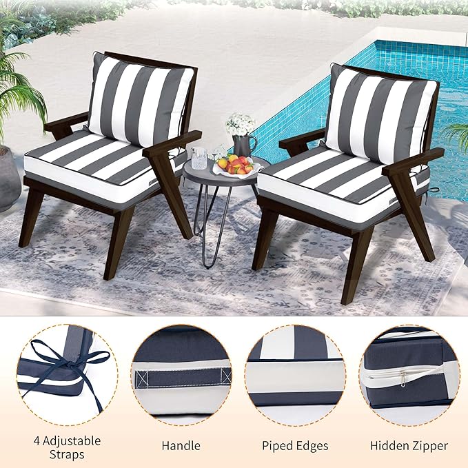 Outdoor Seat Cushions for Patio Furniture, Outdoor Chair Cushions - Image 3
