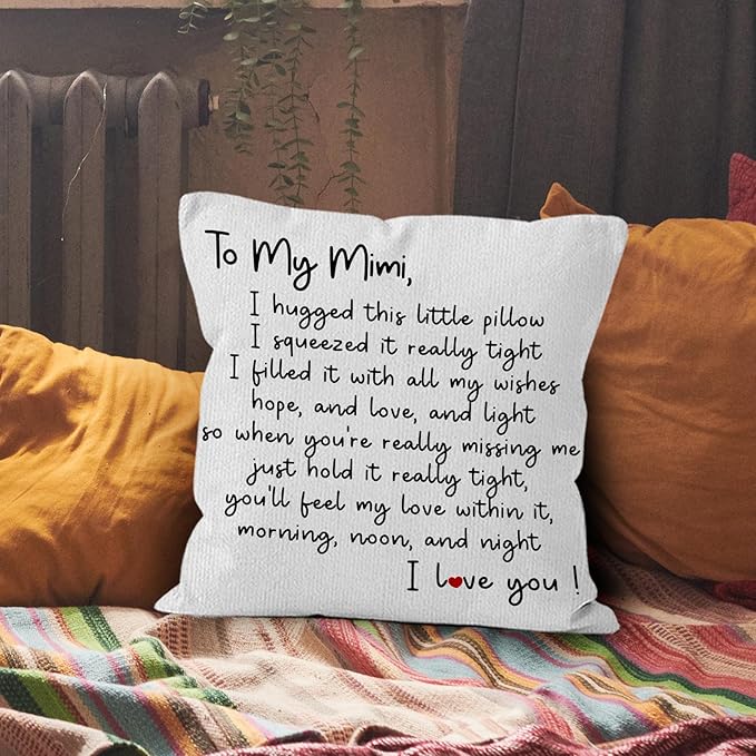 Mimi Gifts Throw Pillow Covers 18x18, Gifts - Image 6