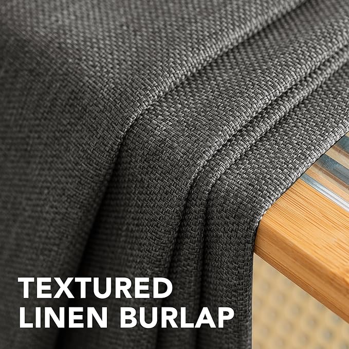 H.VERSAILTEX Linen Blackout Curtain 54 Inches Long - Image 5
