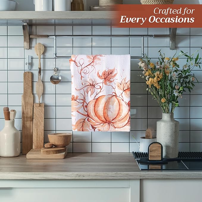 Maison d' Hermine Kitchen Towels Set of 3 100% Cotton 20" x 27.5" Reusable - Image 6