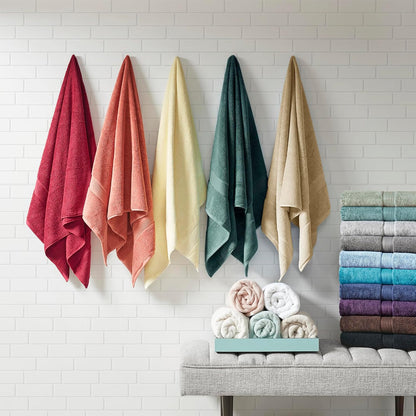 madison park 800gsm 100% cotton bathroom bath towel, package contents