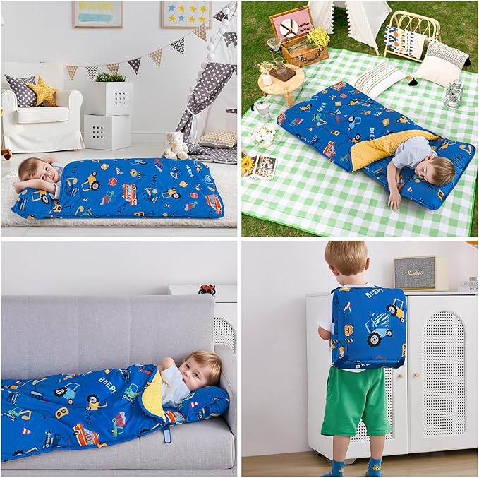 DJY Toddler Nap Mat, Kid Slumber Bag - Image 6