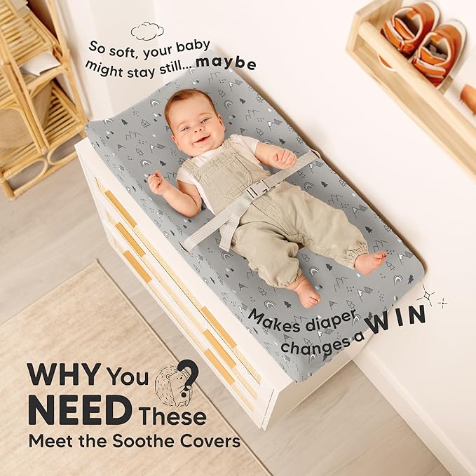 2-Pack Organic Changing Pad Covers - Image 2