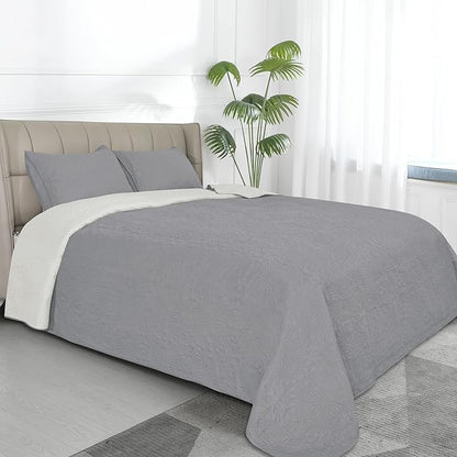 Easy-Going Twin Size Reversible Quilt Set by Easy-Going
