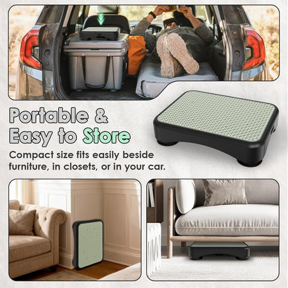 adjustable mobility step stool for adults, 3-level bed, package contents