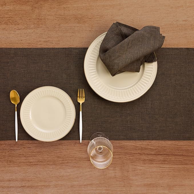 Solino Home Linen Table Runner 36 Inches - Image 3