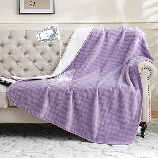 Waterproof Blanket for Bed Couch Sofa Car, Soft Leakproof Dog Blanket by Yaning