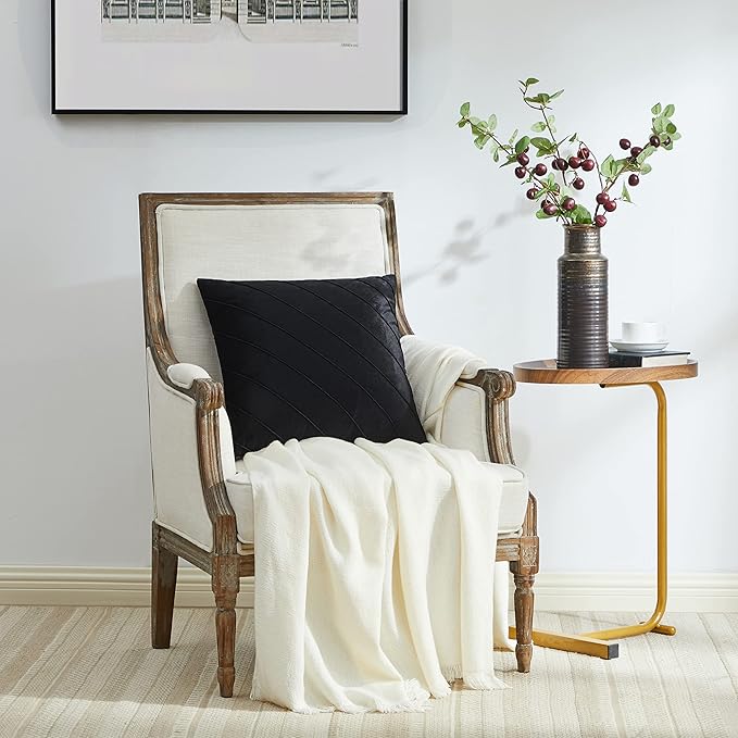 GIGIZAZA Decorative Velvet Pillow Covers 16x16, Living Room Square Cushion - Image 6