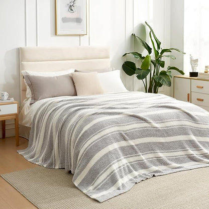 Snuggle Sac Twin Size Bedding Blankets Luxurious Microfiber, Reversible Super - Image 3