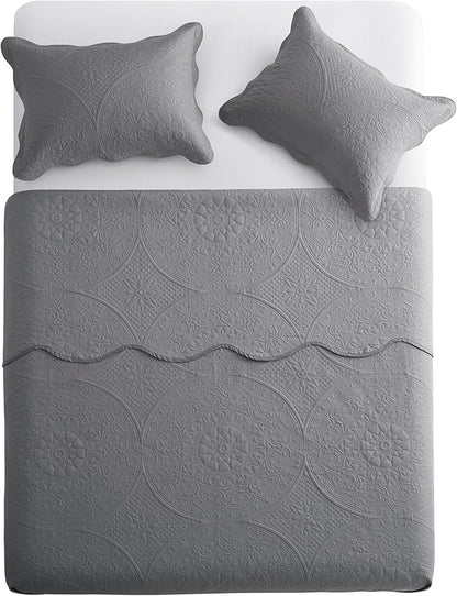 IR Imperial Rooms Twin Quilt Bedding Set Size + 1 Pillow Shams - Image 2