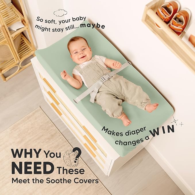 2-Pack Organic Changing Pad Covers - Image 2