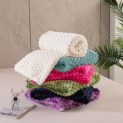 Exclusivo Mezcla Extra Large Soft Fleece Throw Blanket, 50x70 Inches 3D Clouds - Image 8