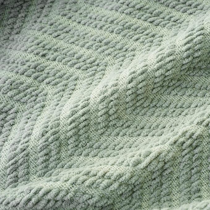 BATTILO HOME Sage Green Throw Blanket - Image 8