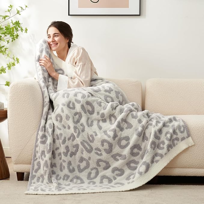 Snuggle Sac Leopard Throw Blanket - Image 2