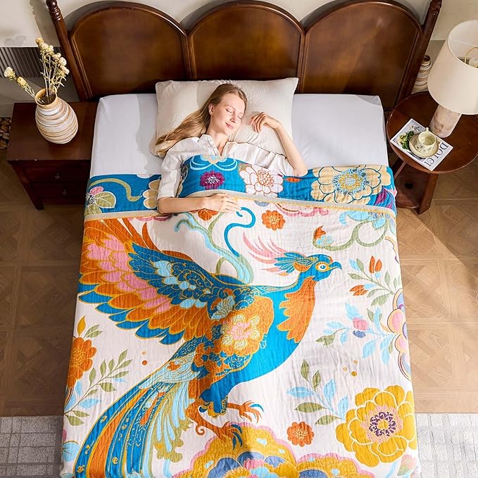 Boho Throw Blanket, Lightweight Blankets - Image 8