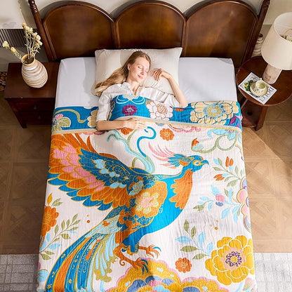 Boho Throw Blanket, Lightweight Blankets - Image 8