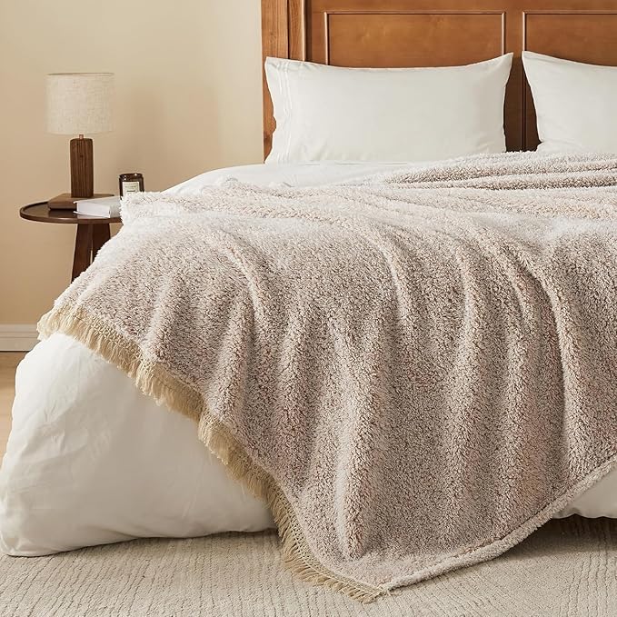 EMME Soft Sherpa Fleece Blanket - Image 2