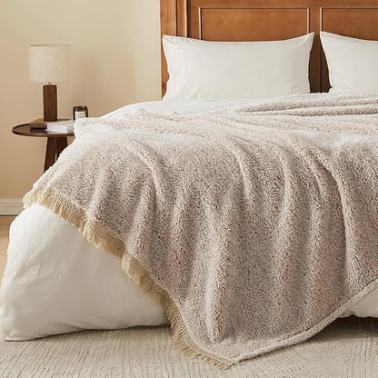 EMME Soft Sherpa Fleece Blanket - Image 2