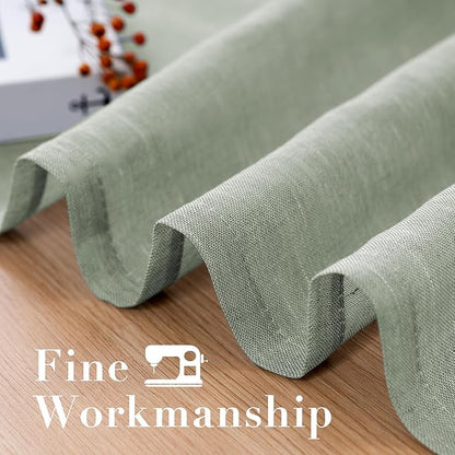 H.VERSAILTEX Linen Curtains Natural Linen Blended Curtain Panels - Image 6