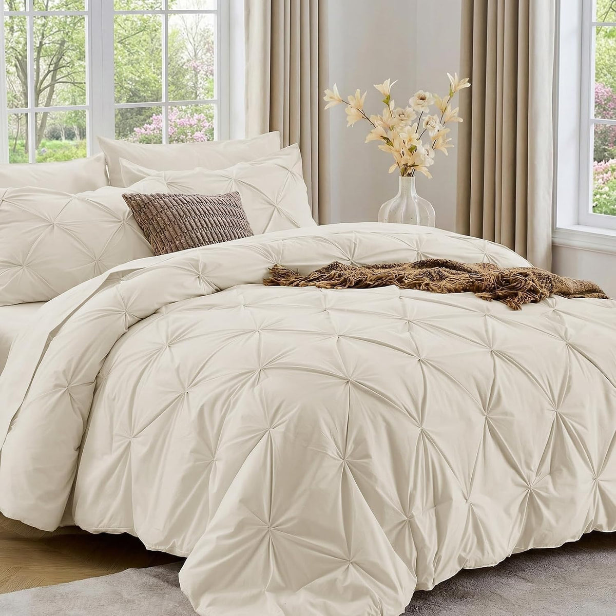sasttie full size comforter set, 7-piece bed in, main product view