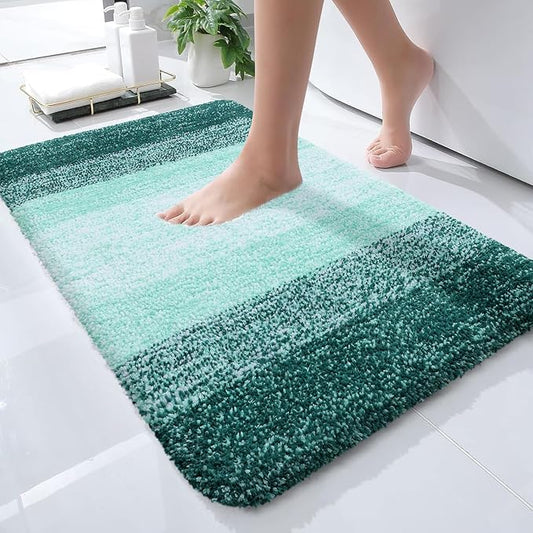 OLANLY Bathroom Rugs Mat 24x16, Extra Soft Absorbent Microfiber Bath Rugs by OLANLY