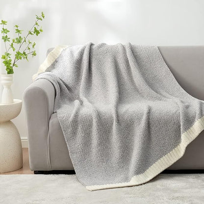 Snuggle Sac Heather Grey Throw XL Blanket - Image 3