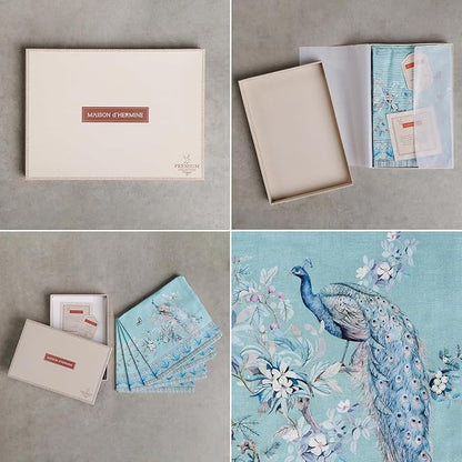Maison d' Hermine Napkin 100% Combed Cotton Premium Set of 4 Decorative - Image 2