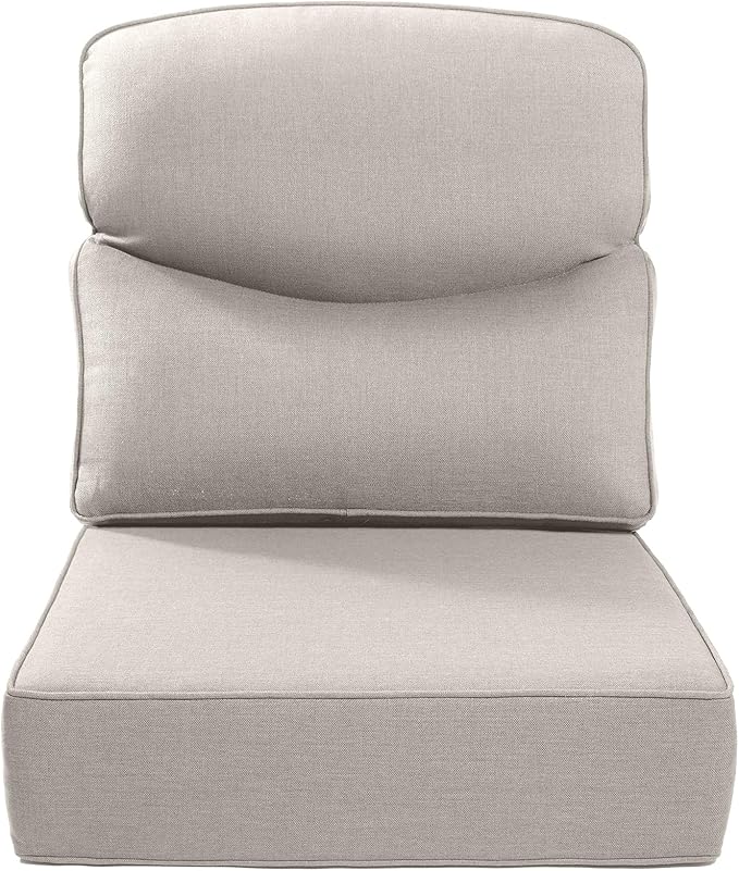 Luxury 22x24/22x25 6-Inch Smile Outdoor Cushions 1 Set by ACTREST