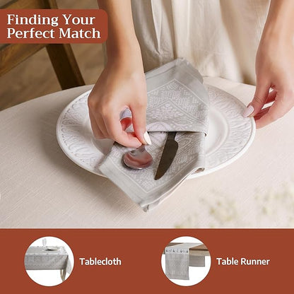 Maison d' Hermine Cloth Napkins Set of 4 100% Cotton - Image 4