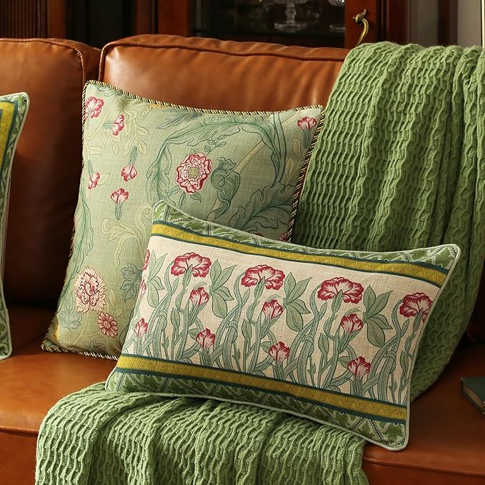 patdrea Designer Pack of 2 Rectangle Throw Pillow Covers, French Vintage Rustic - Image 7